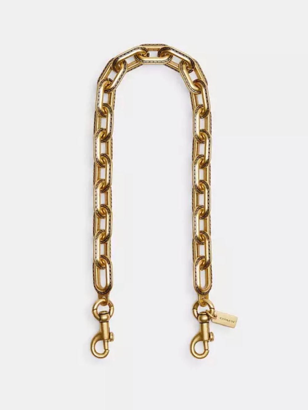 Coach link chain strap